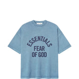 Blue t-shirts, front view
