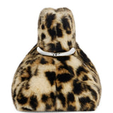 Tan bag, front view