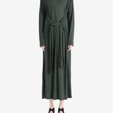 Green dress, front view