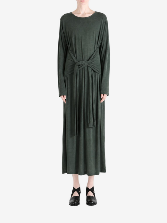 Green dress, front view