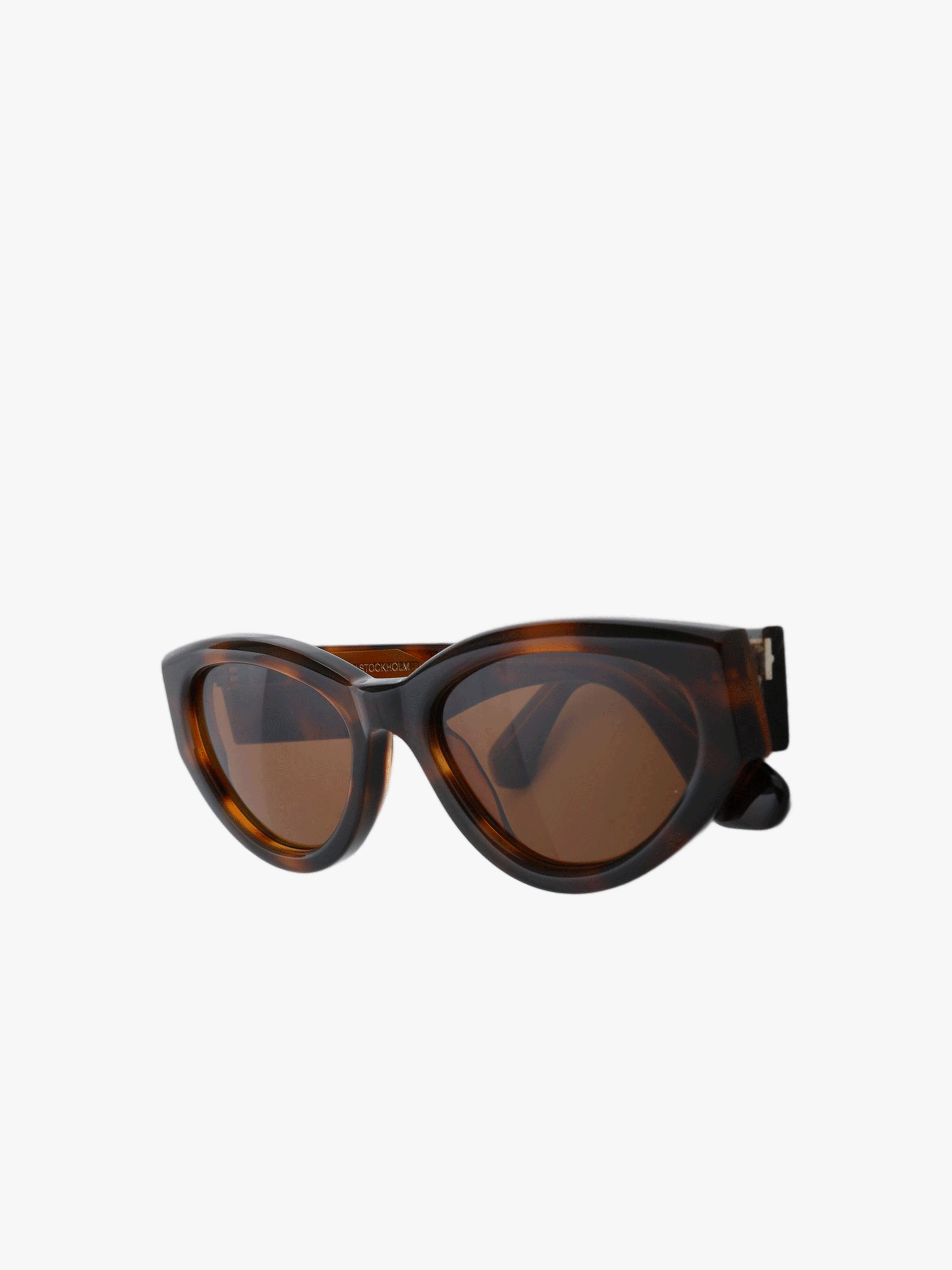 Brown eyewear, front view
