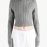 RICK OWENS - Women Cropped Con Top