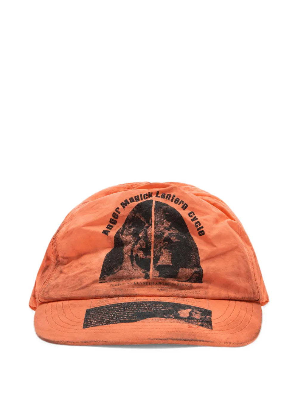 Orange hat, front view