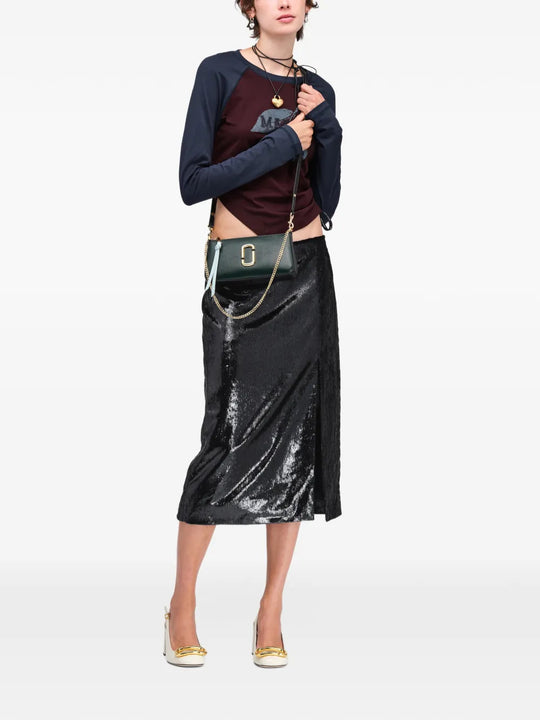 Green bag, front view
