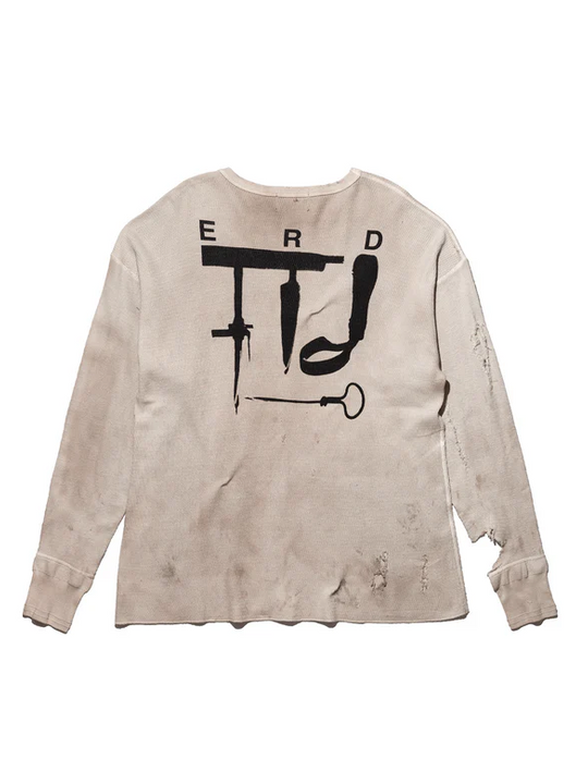 Tan t-shirt, front view