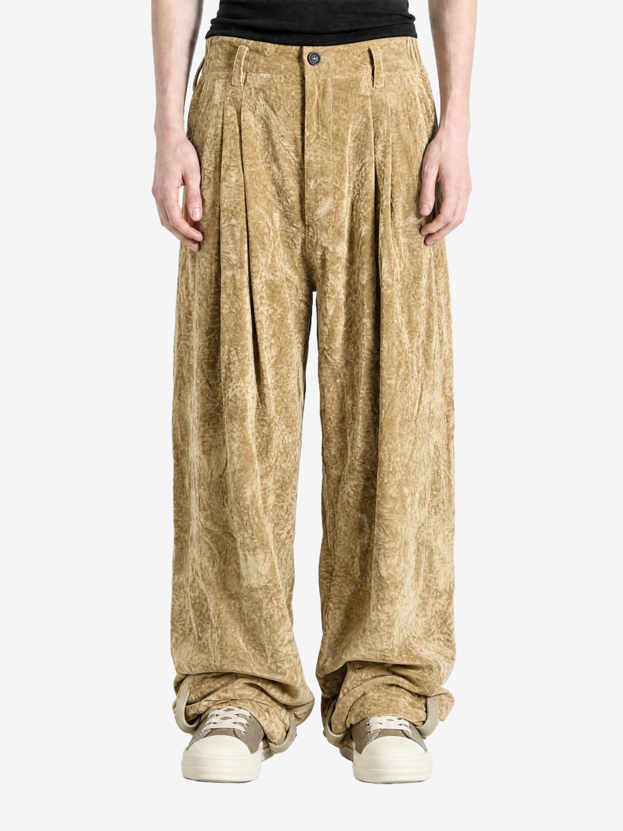 Tan pants, front view
