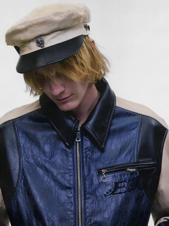 Tan hat worn by a person, showing the hat fit