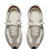 White sneakers, top view