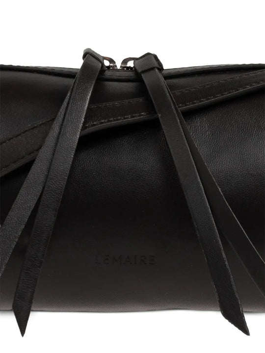 Close up of Black bag, showing detail
