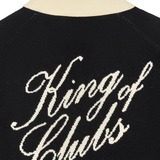 Black sweater ,showing texture of the fabric