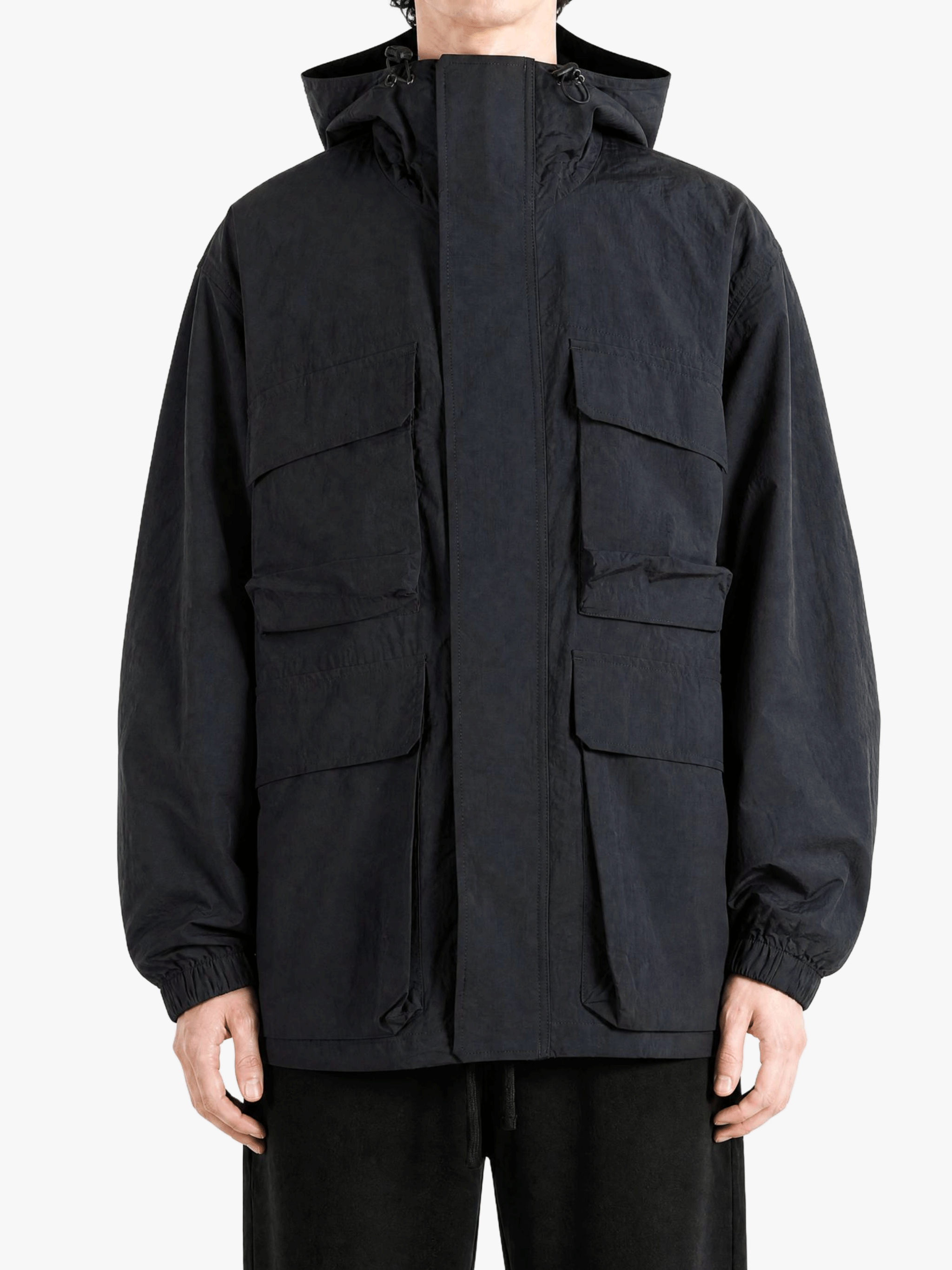 Black jacket, full body view
