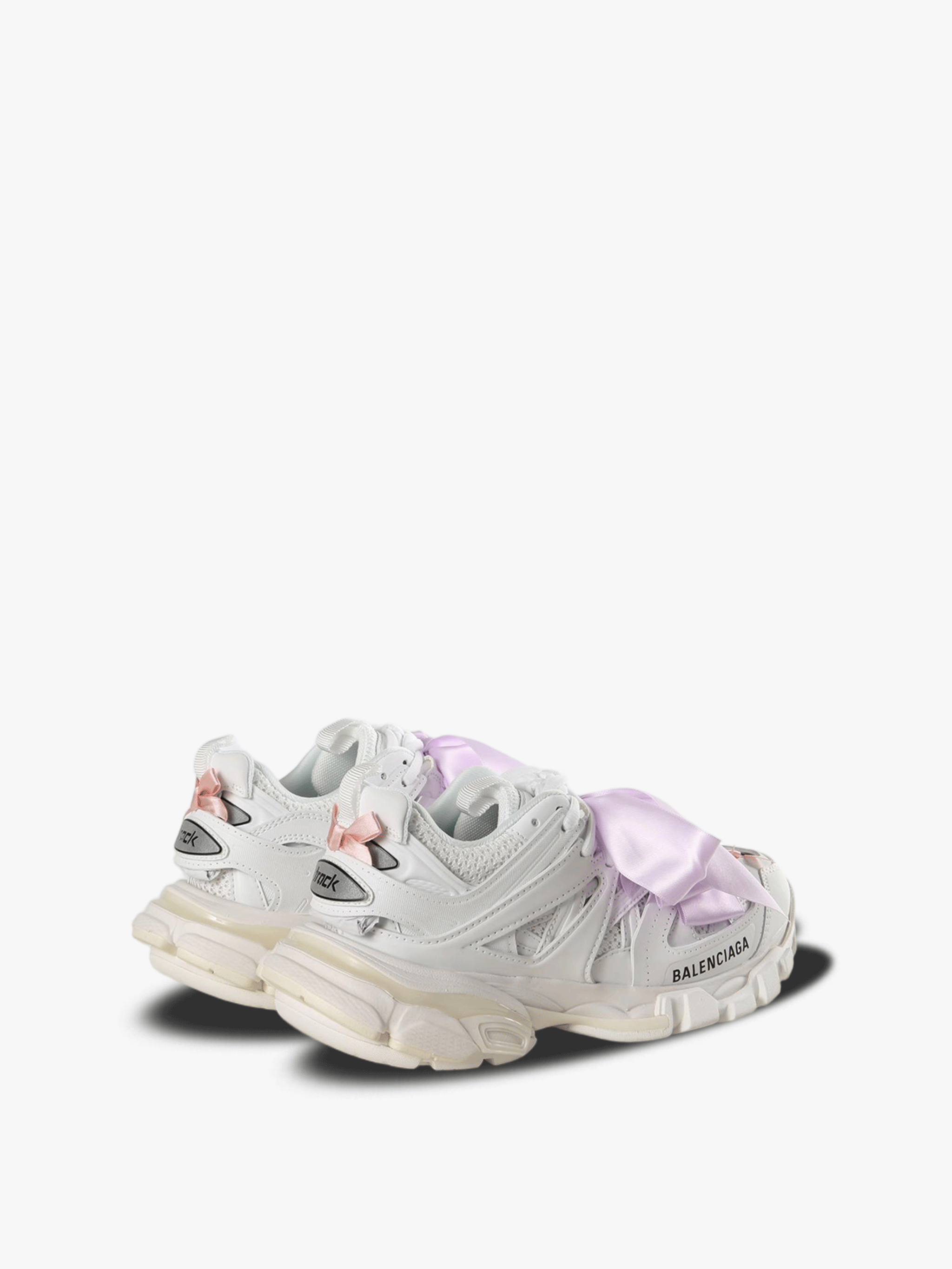 White sneaker, back view