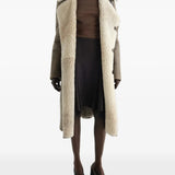 Tan jacket, front view