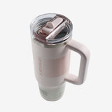 Pink tumbler,top view