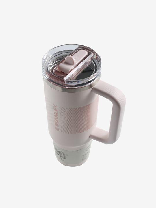 Pink tumbler,top view