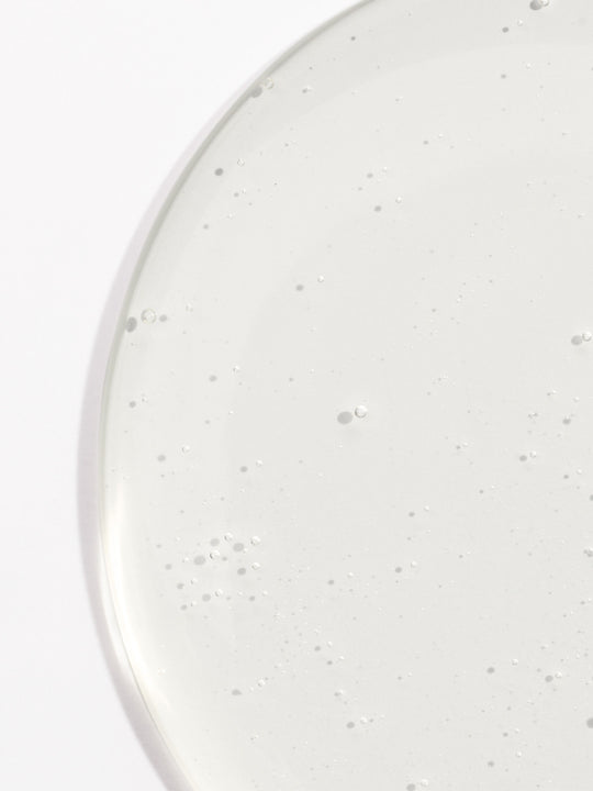 Close up of Byredo wash, showing texture of the natural fabric