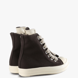 Brown shoes, side view
