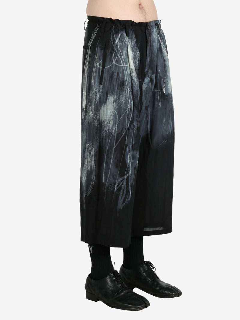 YOHJI YAMAMOTO POUR HOMME - Men Tucked Seam Pants