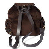 Brown bags, back view