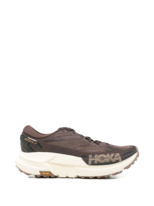 Brown shoes, side view