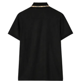 Black t-shirt, back view