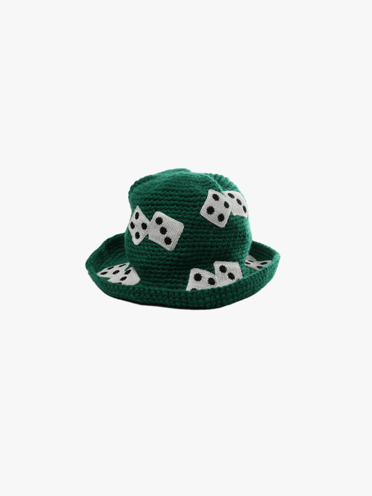 Green hat,front view