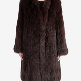 Brown jacket, full body view