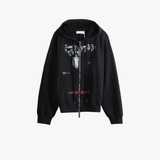 Black hoodie, front view