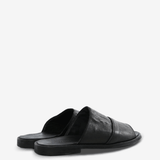 Black sandals, side view