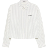 white shirts, front view