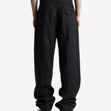 Black pants, full body view