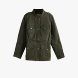 Green jacket, front view