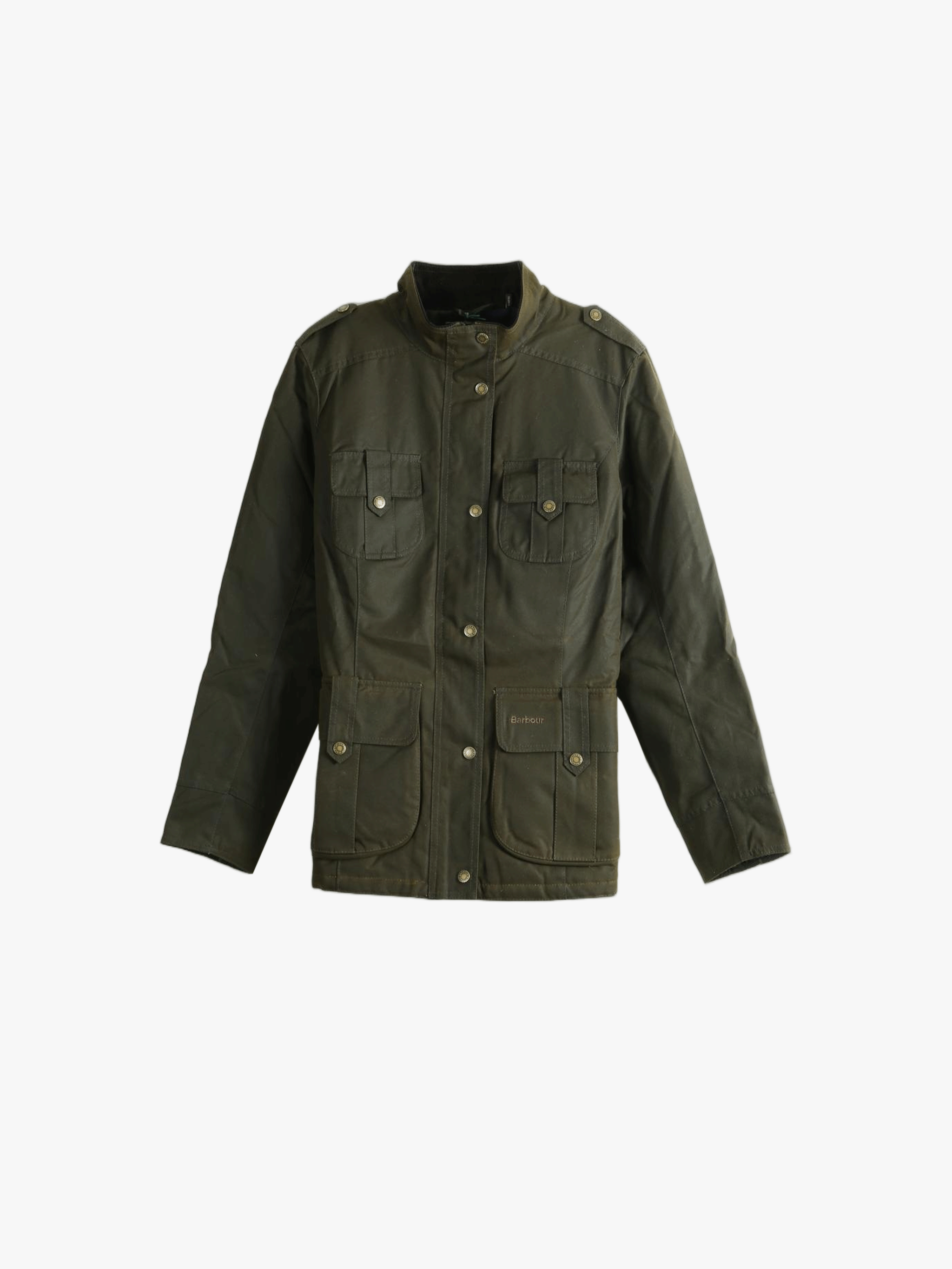 Green jacket, front view