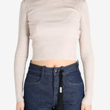 ANN DEMEULEMEESTER - Women Kati Cropped Sweater