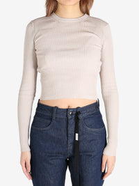 ANN DEMEULEMEESTER - Women Kati Cropped Sweater