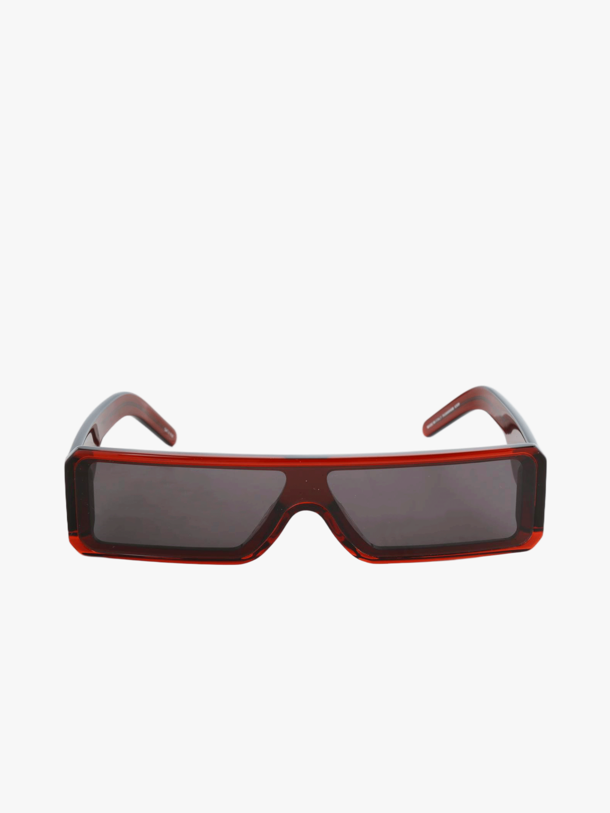 Red eyewear, front view