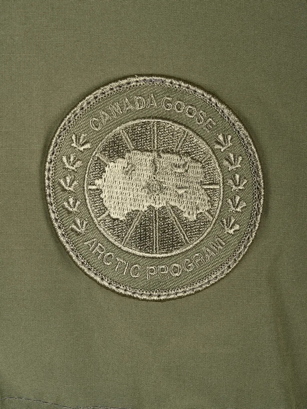 Green jacket, front view