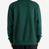 Green knitwear, front view