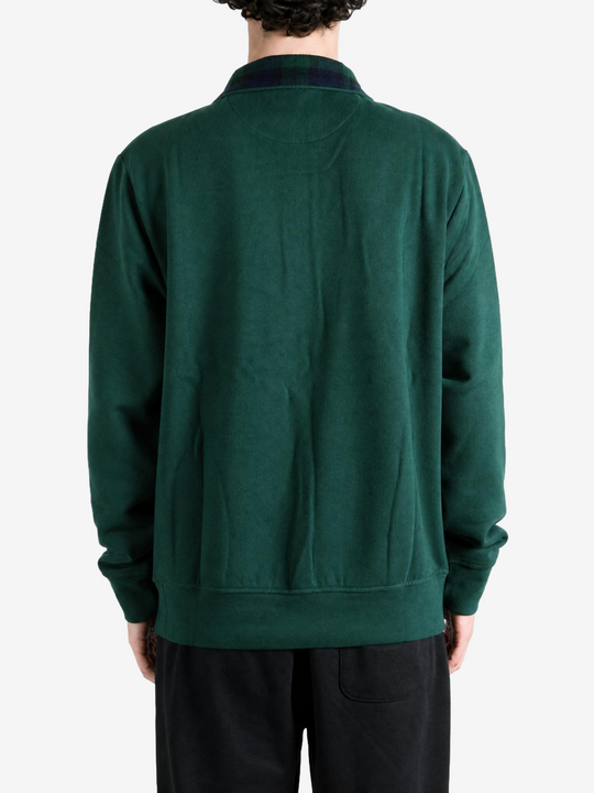 Green knitwear, front view