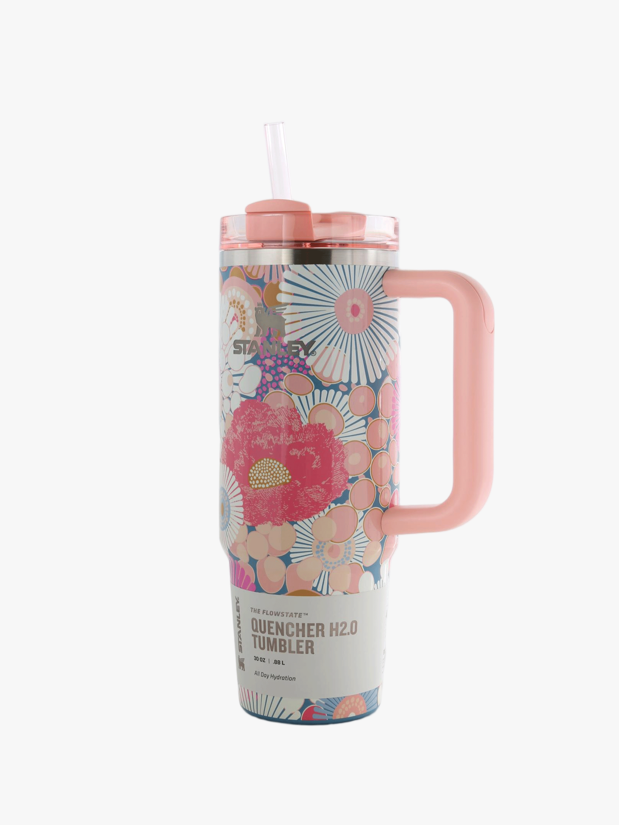 Pink product, front view