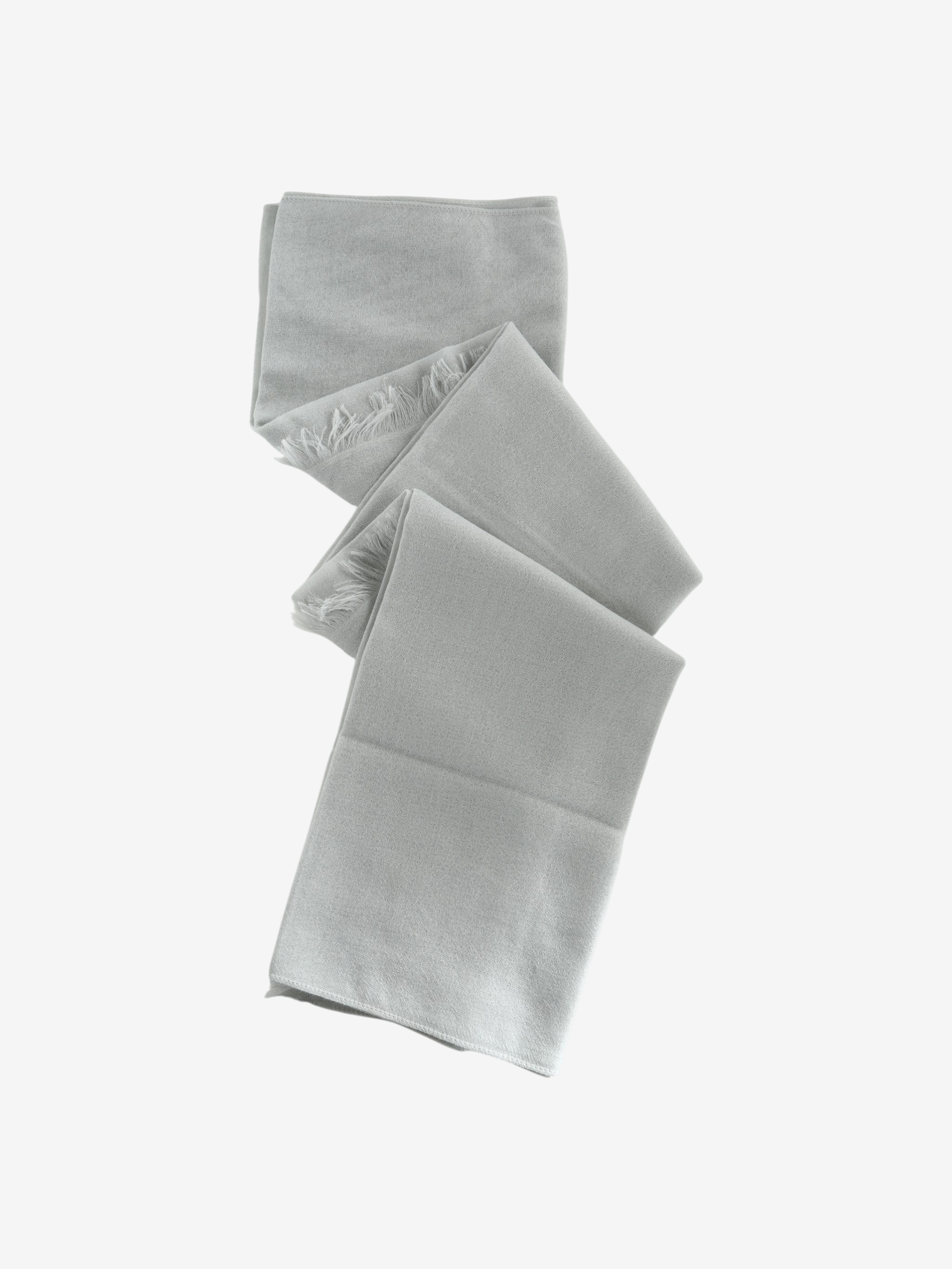 Grey scarf, front view