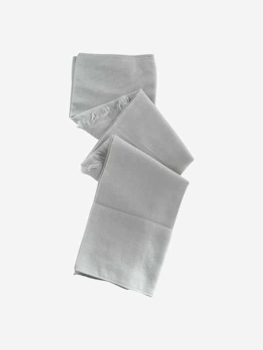 Grey scarf, front view