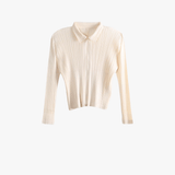 Tan jacket, front view