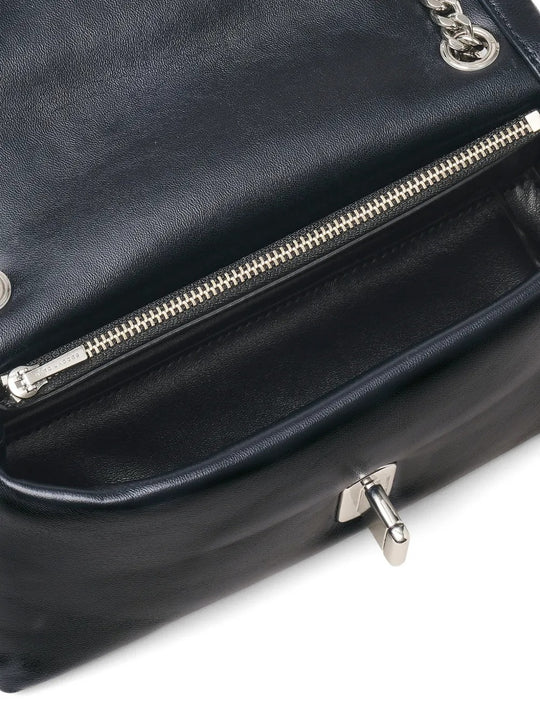 Close up of Black bag, showing detail