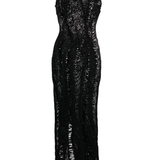 Back dress,front view