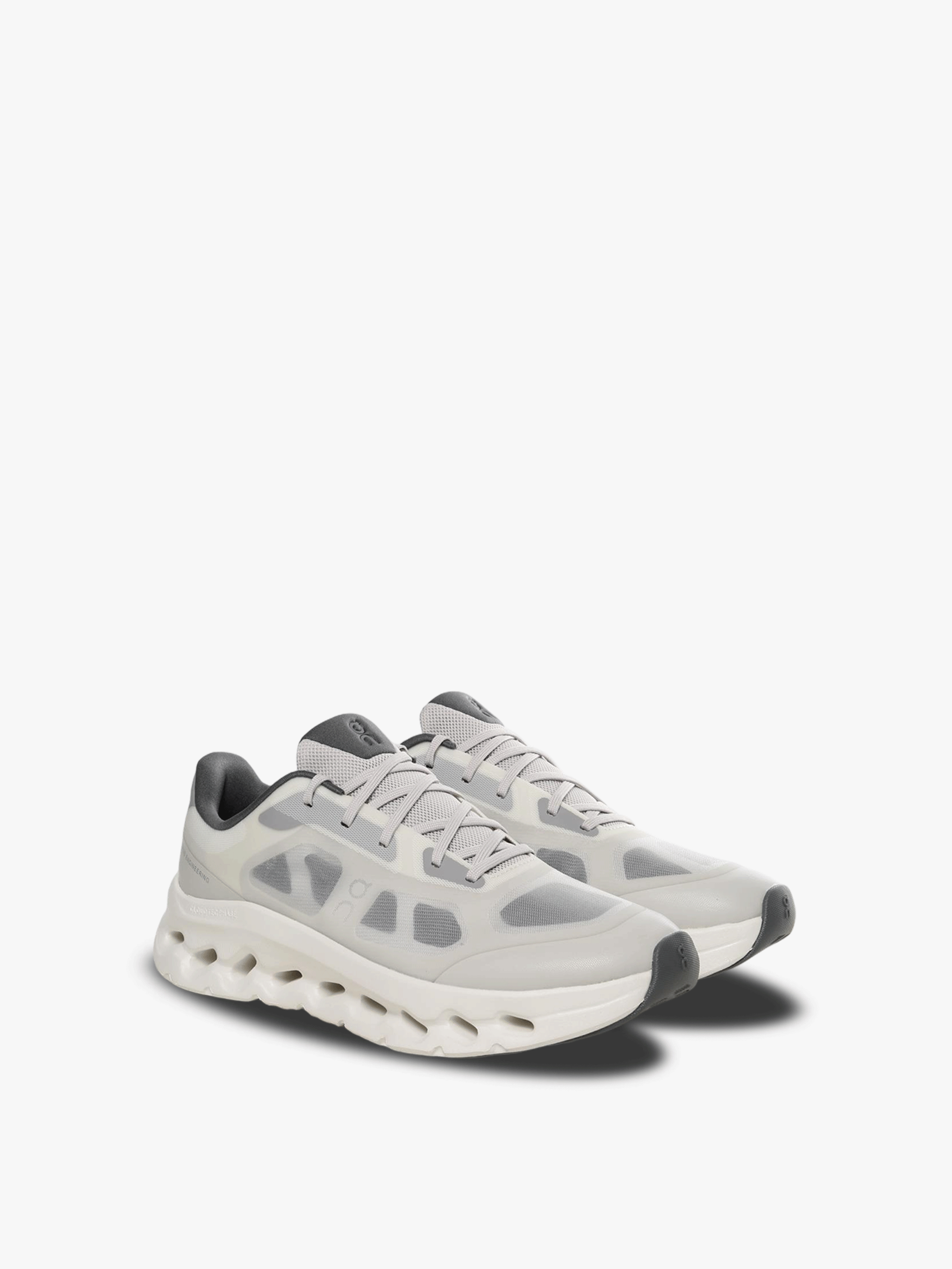 Grey sneaker, side view