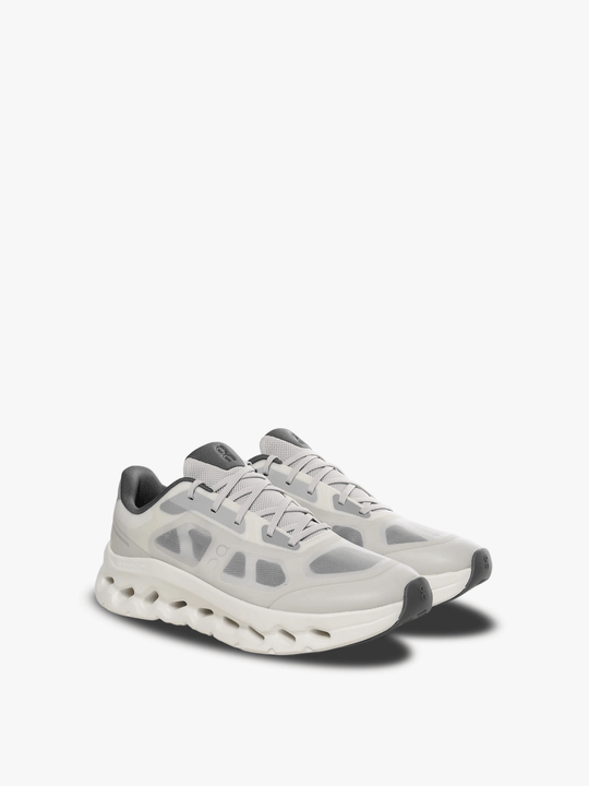 Grey sneaker, side view
