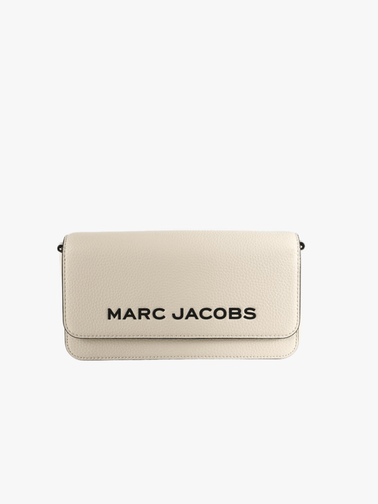 Tan bag, front view