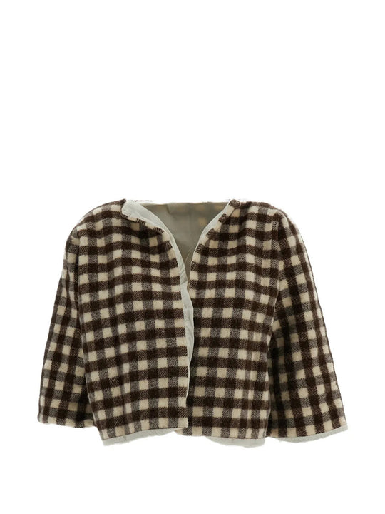 Brown jacket, front view