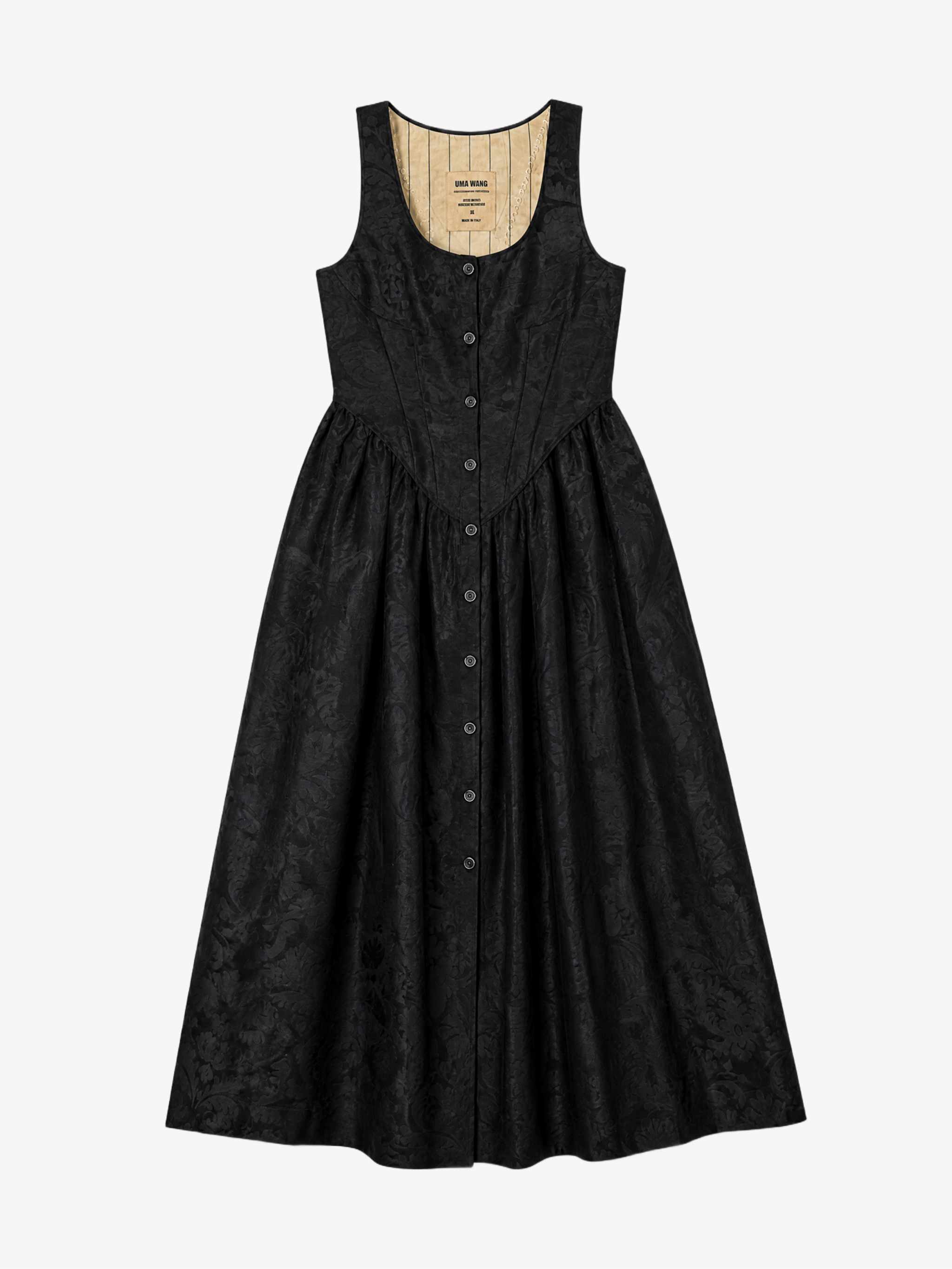 Black dress, front view